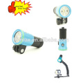 IP68 impermeable buceo Led luces para fotografía luz de la antorcha recargable